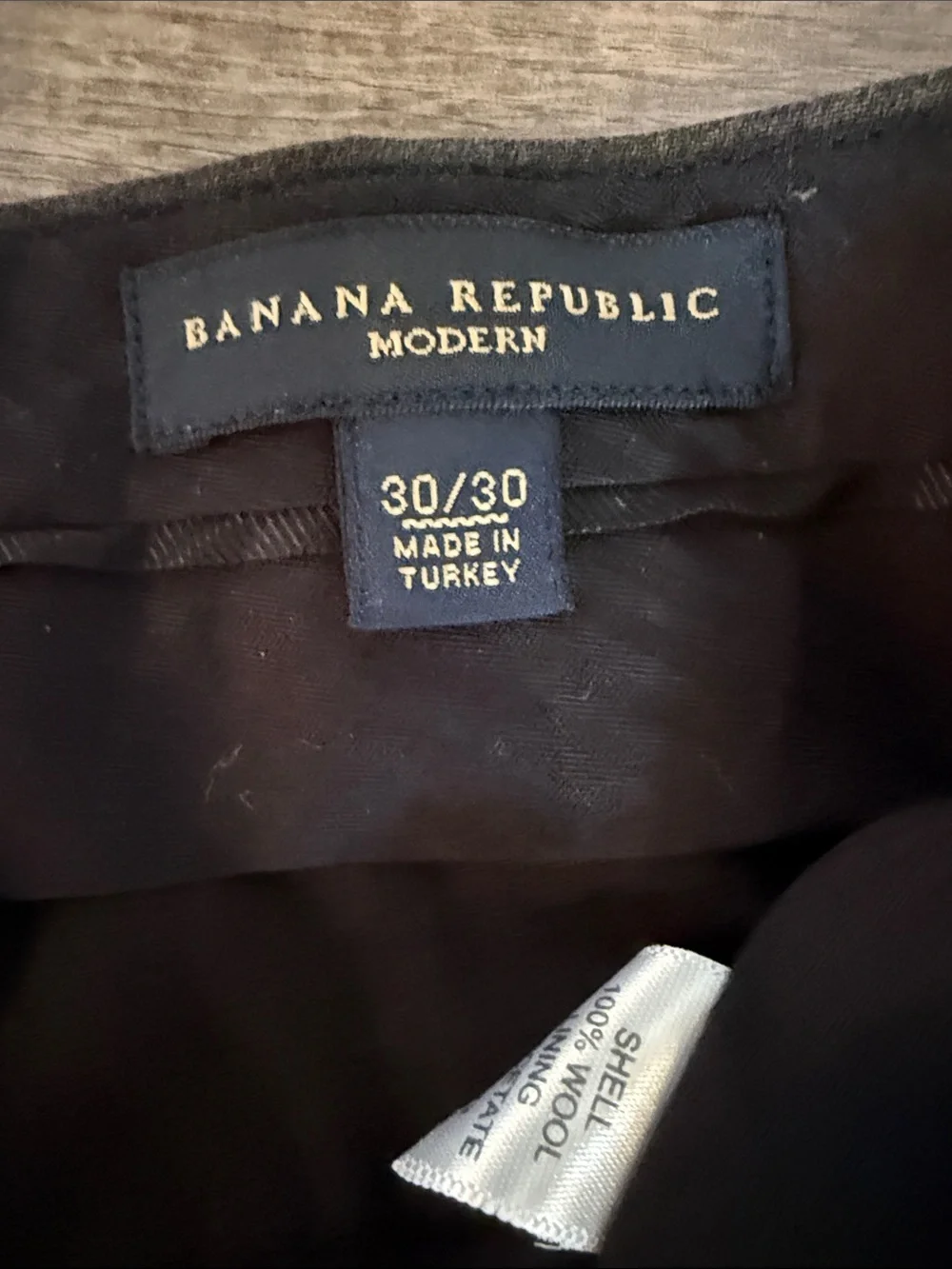 Banana Republic Men's Dark Brown Dress Pants